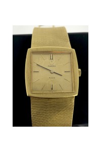Vintage 1960's Solid 18k Yellow Gold Omega Mechanical Watch